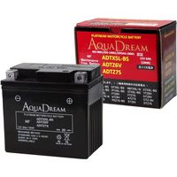【バイク用品】AQUA DREAM（アクアドリーム） バイク用バッテリーシールド型MF ADTX5L-BS/ADTZ6V/ADTZ7S 1個（直送品）