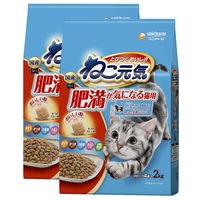 ユニ・チャーム ねこ元気 肥満が気になる猫用 2.0kg×2袋 224285 1セット(2.0kg×2袋)（直送品）