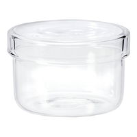 大塚硝子 ガラス容器　蓋付カップ（Ｌ）　コケ　テラリウム　ガラス 2250004900679 1個（直送品）