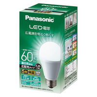 パナソニック LED電球広配光タイプE26口金60W相当昼白色 LDA7NGEW1 1個