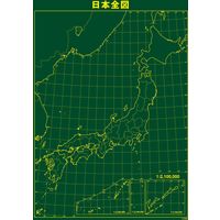 【社会科・地図教材】日本全図マグシート 全教図 1枚（直送品）