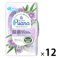 ウェットティシュー エリエール ピュアナ（Puana）除菌99.99% 大王製紙