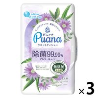 ウェットティシュー エリエール ピュアナ（Puana）除菌99.99% 大王製紙