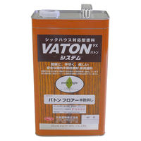 【安全で低臭な塗料】大谷塗料 VATON-FXフロアー（バトンフロアー） 半艶消し 4L 1個（直送品）