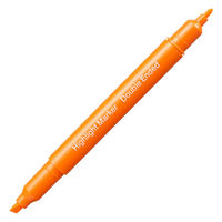 アスクル 蛍光ペン 蛍光マーカー ツインタイプ オレンジ 1セット（30本：10本入×3箱）  オリジナル