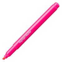 アスクル 蛍光ペン 蛍光マーカー シングルタイプ ピンク 1セット（30本：10本入×3箱）  オリジナル