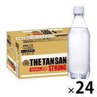 【炭酸水】　カナダドライ ザ・タンサン・ストロング ラベルレス 430ml 1箱（24本入）
