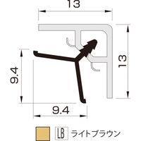 【建築資材・浴室用床シート】フクビ化学工業 樹脂化粧パネル アルパレージ用入隅（セパレート） LB AES2LB 1セット（20本入）（直送品）