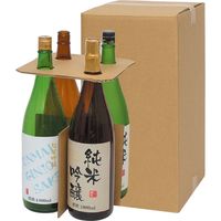 ヤマニパッケージ 一升瓶４本　お値打ち宅配箱 K-1301 １ケース（20枚：10枚結束）（直送品）