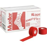 ミューラー Mテープチームカラー スカーレット　幅３８ｍｍ×長さ９．１ｍ 130822 1セット(32個入)（直送品）