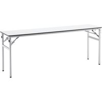 【設置込】コクヨ 会議用テーブル KT-220 折畳みテーブル 棚無 幅1800×奥行450×高さ700mm ホワイト 1台（直送品）