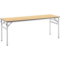 【設置込】コクヨ 会議用テーブル KT-220 折畳みテーブル 棚無 幅1800×奥行600×高さ700mm ライトナチュラル 1台（直送品）