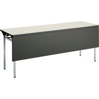 【設置込】コクヨ 会議用テーブル KT-500 折畳み 幕板・棚付 丸脚