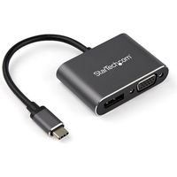 USB-Cマルチアダプタ DPまたはVGA出力 HDR対応　CDP2DPVGA　1個　StarTech.com（直送品）