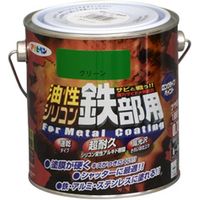 アサヒペン 油性シリコン鉄部用 0.7L グリーン AP9010747 1缶（直送品）