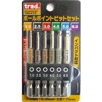 三共コーポレーション TRAD 6Pボールポイントビット #820239 TBB-675 1セット