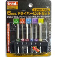 三共コーポレーション TRAD 6Pドライバービットセット