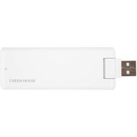 グリーンハウス USB型LTEドングル SIMフリー対応版 GH-UDG-MCLTEC-WH 1台（直送品）