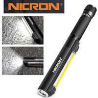 NICRON WL15 スリムワークトーチ 500LM 電池式 1本