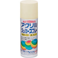 ニッペホームプロダクツ ニッぺ アクリルラッカースプレー 300ml アイボリー HWE019ー300 HWE019-300 1本 818-0125（直送品）