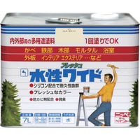 ニッペホームプロダクツ ニッぺ 水性フレッシュワイド 7L ミルキーホワイト HTA119-7 1缶 827-9478（直送品）