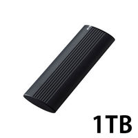 SSD 外付け ポータブル 1TB USB3.2(Gen2) ブラック ESD-EH1000GBK エレコム 1個