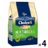 ファーストチョイス ChoiceS 成犬1歳以上に チキン 2.4kg（600g×4袋）4袋 アースペット ドッグフード