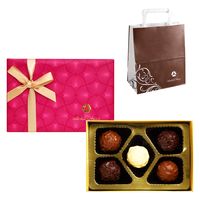トリュフチョコレート5個 1箱 ホテルオークラ 手提げ袋付 バレンタインデー ギフト バレンタイン ホワイトデー