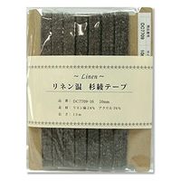 日本紐釦貿易(Nippon Chuko) 日本紐釦貿易 リネン混テープ 10mmx15m 0.6mm厚 DC7709-16　3巻セット（直送品）