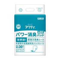日本製紙クレシア アクティ パワー消臭パッド 300×570mm 1袋(30枚入) 600 1袋(30枚) 8-223-01（直送品）