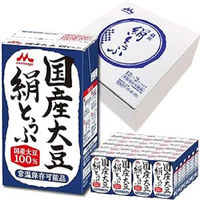 森永乳業 国産大豆絹とうふギフトセット 1ケース(24個入り) 4902720144032 1箱(24個入)（直送品）