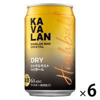 ハイボール カバラン・バー・カクテル DRY シングルモルト ウイスキー 320ml 缶 6本