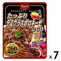 ハチ食品 たっぷりデミグラスボロネーゼ 2人前・260g 1セット（7個）パスタソース