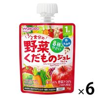 1歳からのMYジュレドリンク 1/2食分の野菜＆くだもの りんご味 6個 アサヒグループ食品