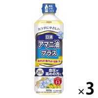 日清アマニ油プラス600g 3本 日清オイリオ