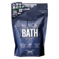 入浴剤 BLACK BATH 炭配合入浴料 大容量タイプ 爽やかシトラスの香り 400g 約10回分 1個 ノルコーポレーション