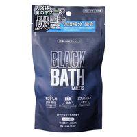 入浴剤 BLACK BATH 炭配合入浴料 炭酸バスタブレット 25g×6個（3回分）1個 ノルコーポレーション
