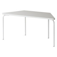 ICHIBA 子供用 スタッキング台形テーブル H580 プレト ホワイト PLT-3722WH 1台（直送品）