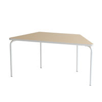 ICHIBA 子供用 スタッキング台形テーブル H580 プレト ナチュラル PLT-3722NA 1台（直送品）