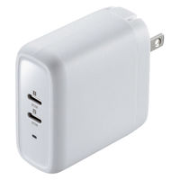 サンワサプライ USB PD対応AC充電器（PD20W×2ポート） ACA-PD97W 1個（直送品）