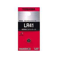 東芝 アルカリボタン電池 LR41 07-6201 1セット(10個)（直送品）