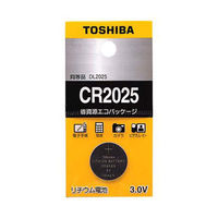東芝 リチウム電池 CR2025 07-6211 1セット(10個)（直送品）