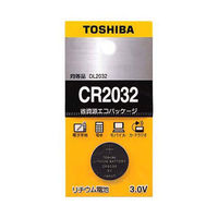 東芝 リチウム電池 CR2032 07-6212 1セット(10個)（直送品）