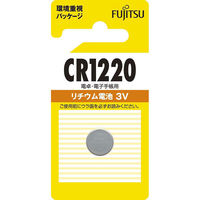 富士通 リチウムコイン電池 CR1220 3V 07-6569 1セット(10個)（直送品）