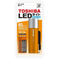 東芝 LED懐中電灯 IPX1 85lm 単4形電池3本 アルミボディ 17-4150 1セット(2個)（直送品）