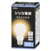 オーム電機 シリカ電球100W1P 06-4738 1セット(10個)（直送品）