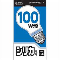 オーム電機 シリカ電球 LW100V95W60/1P 1セット(10個)