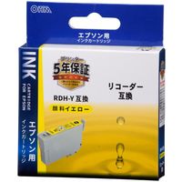 オーム電機 エプソン リコーダー 互換インクカートリッジ INK-ERDHB