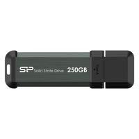 シリコンパワー 外付けポータブルSSD（スティック型） MS70 250GB SP250GBUF3S70V1G 1個