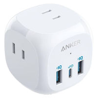Anker PowerExtend(6-in-1)(USBタップ 電源タップ AC差込口 USB-Cポート) A9231524 1個（直送品）